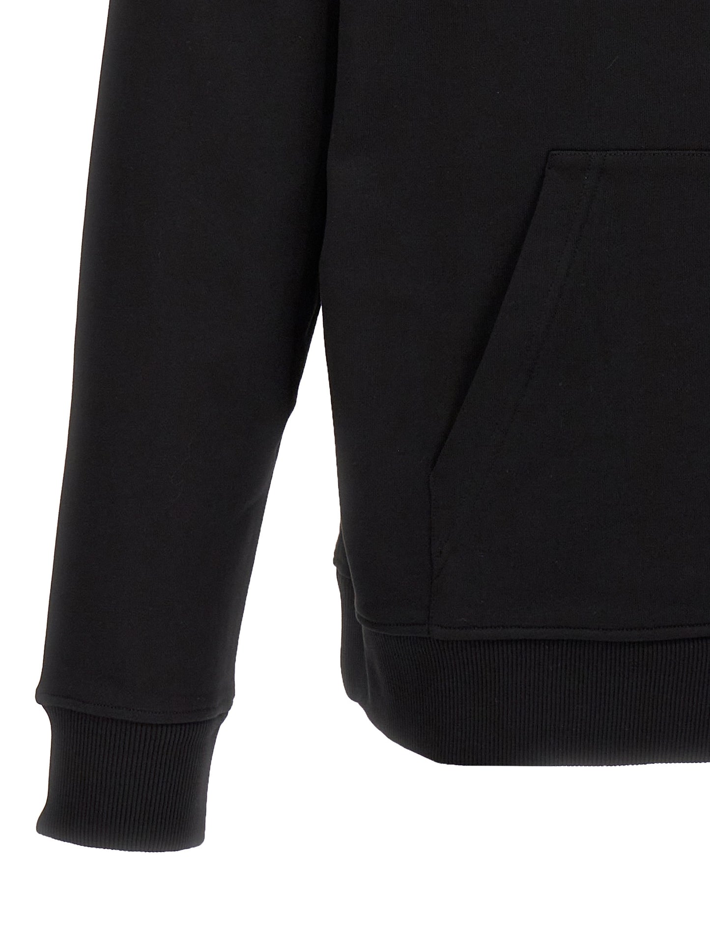 Sudadera Balmain de algodón negra