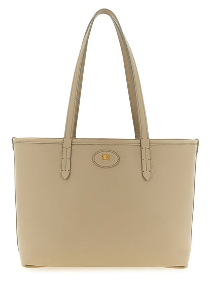 Cabas Burberry en cuir de veau beige