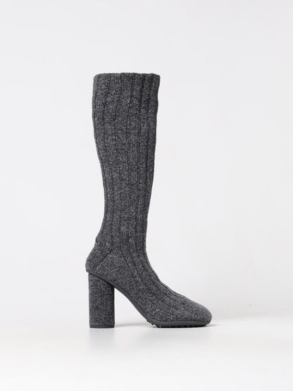 Bottega Veneta Gray Knee-High Wool Boot