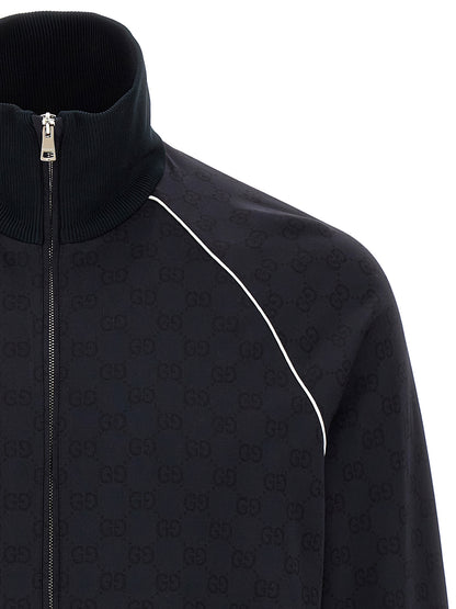 Gucci Blue Polyamide Minimalist Hoodie