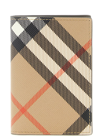 Tarjetero Burberry de polietileno beige