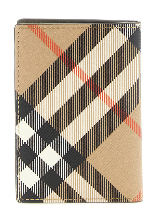 Tarjetero Burberry de polietileno beige