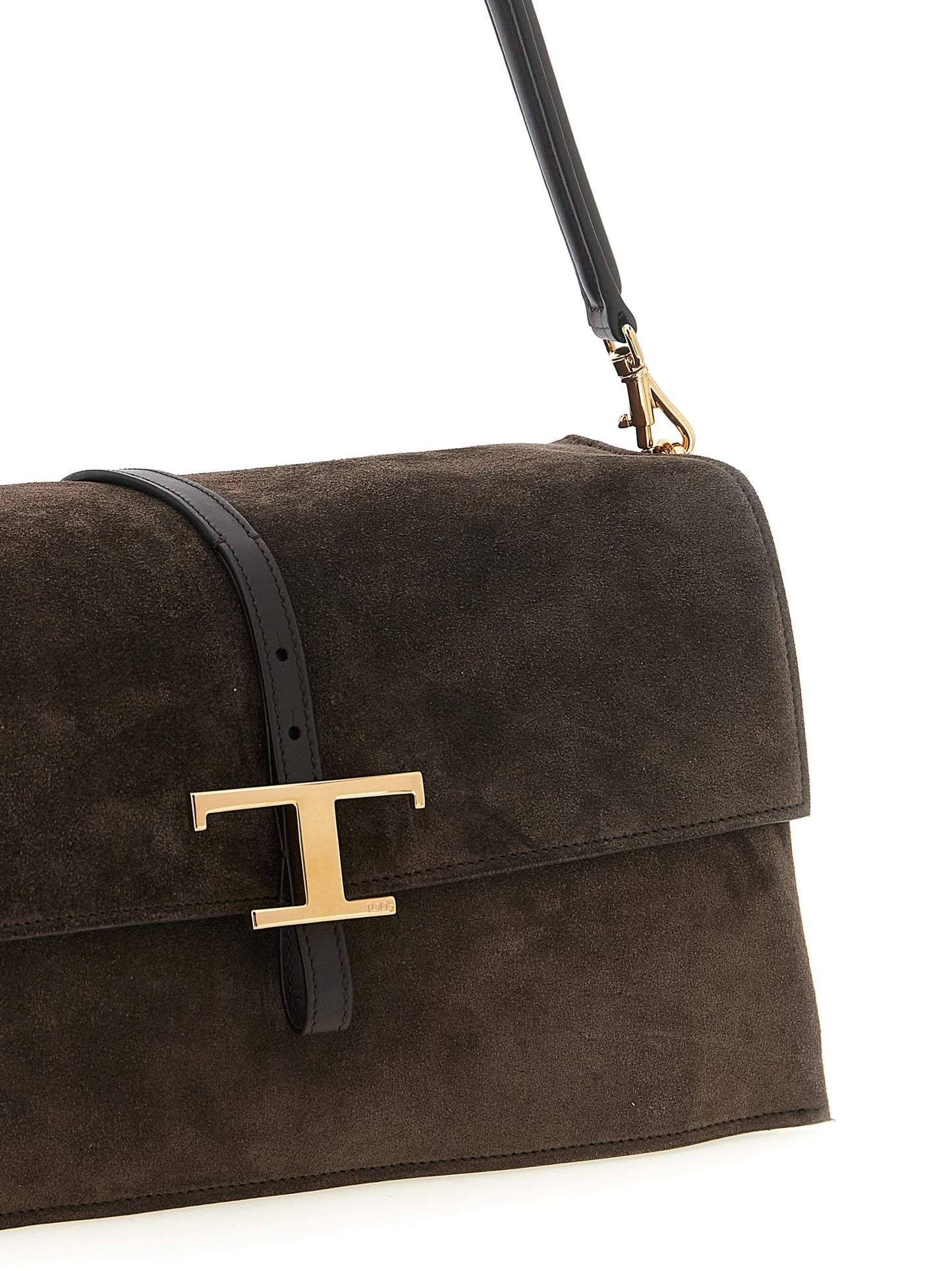 Bolso de hombro Tod's de piel de becerro marrón