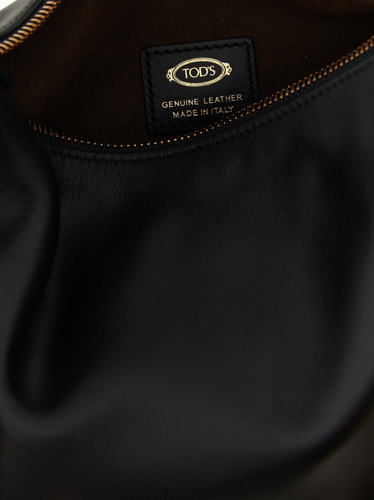 Bolso de hombro Tod's de piel de becerro negra
