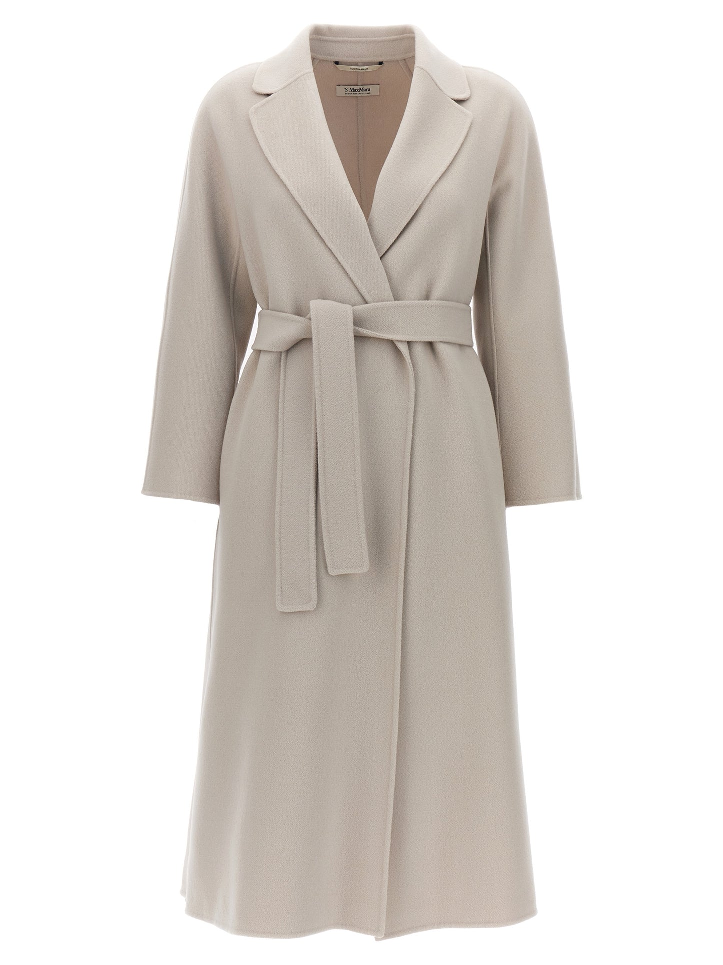 Abrigo de lana beige 'S Max Mara