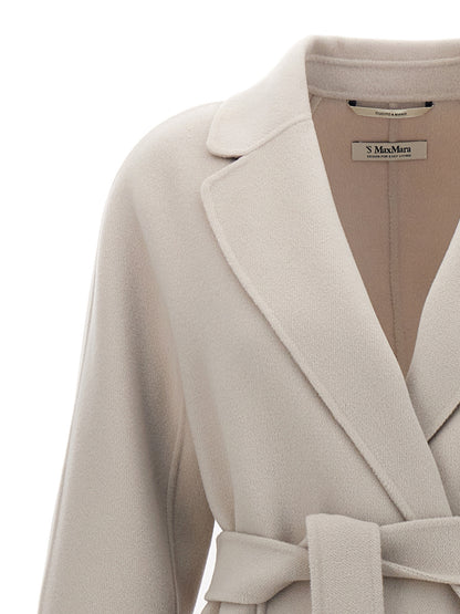 Abrigo de lana beige 'S Max Mara