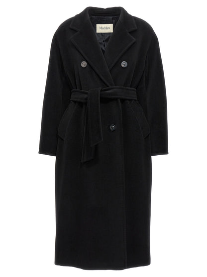 Abrigo Max Mara de lana virgen negra