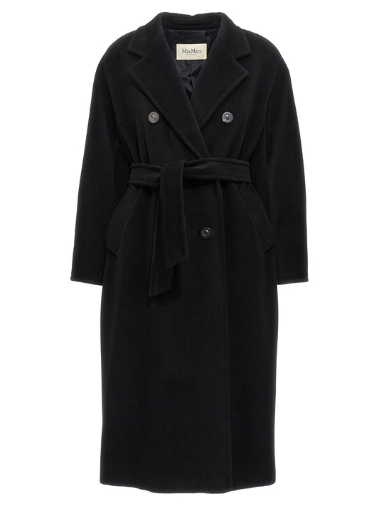 Abrigo Max Mara de lana virgen negra