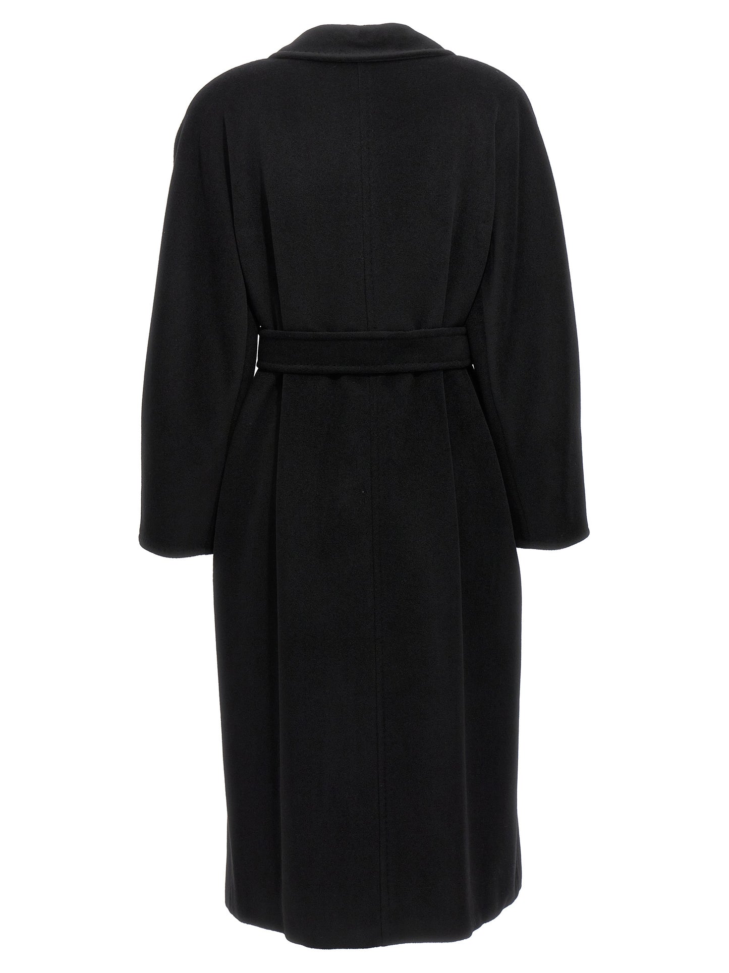 Abrigo Max Mara de lana virgen negra