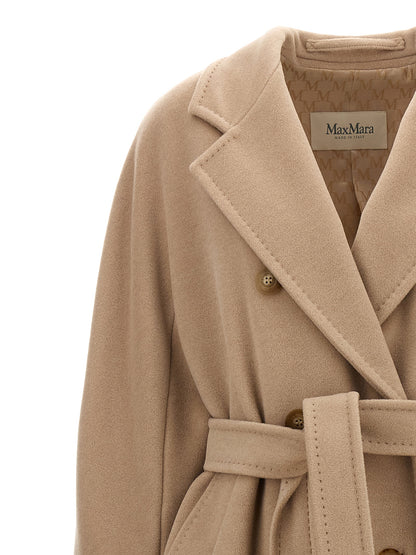 Abrigo Max Mara de lana virgen beige
