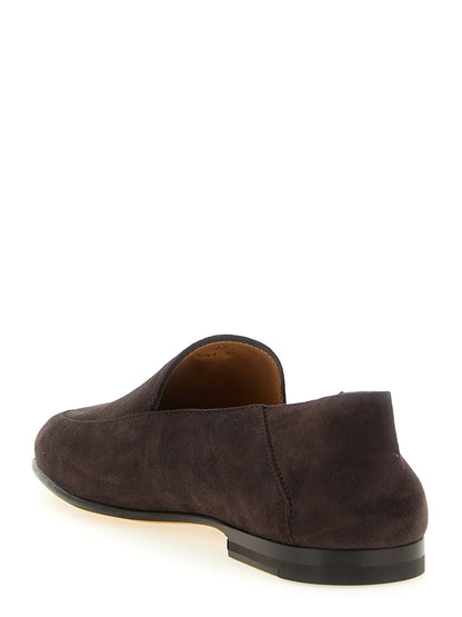 Mocassins Tod's en cuir de chèvre marron à enfiler