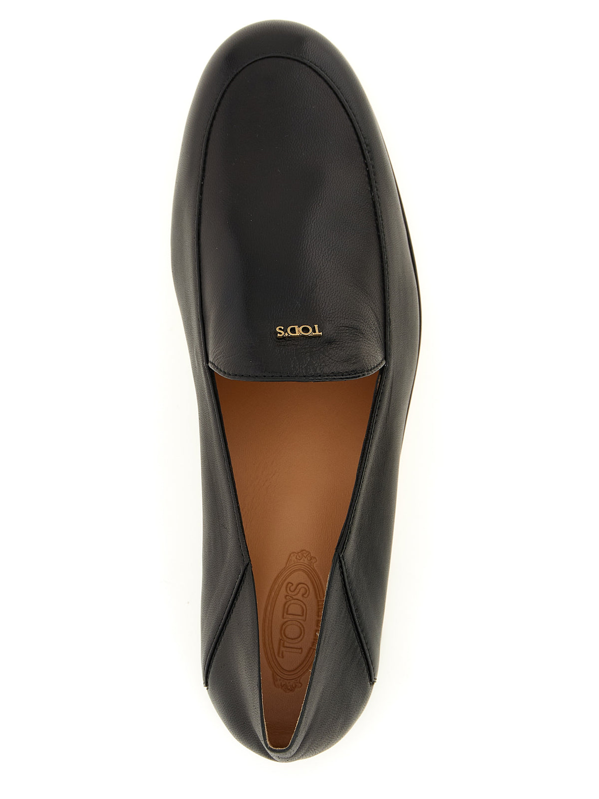 Mocasines Slip On De Piel De Cordero Negro De Tod's