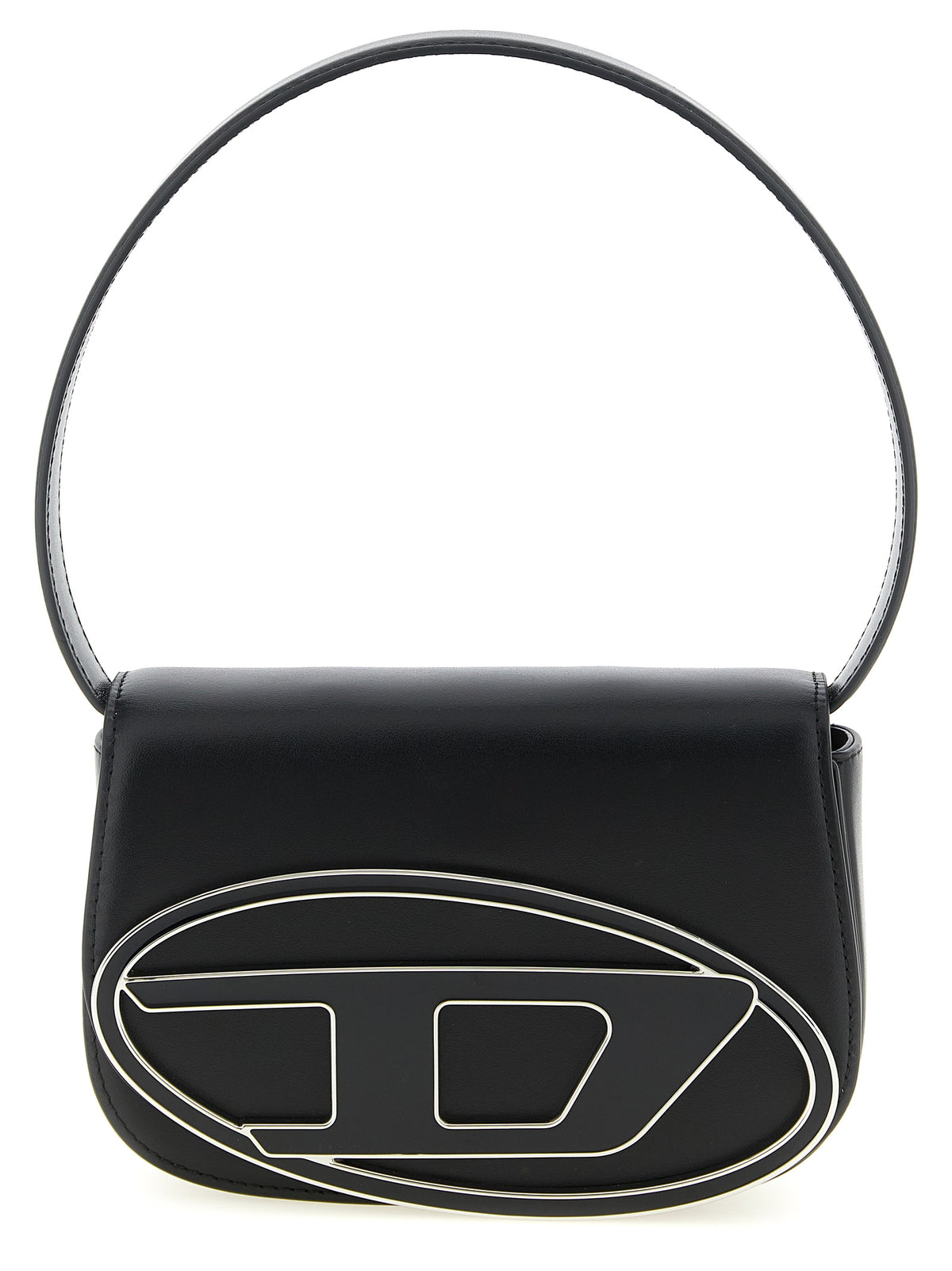 Diesel Sac à bandoulière en cuir de vachette noir modèle 1DR