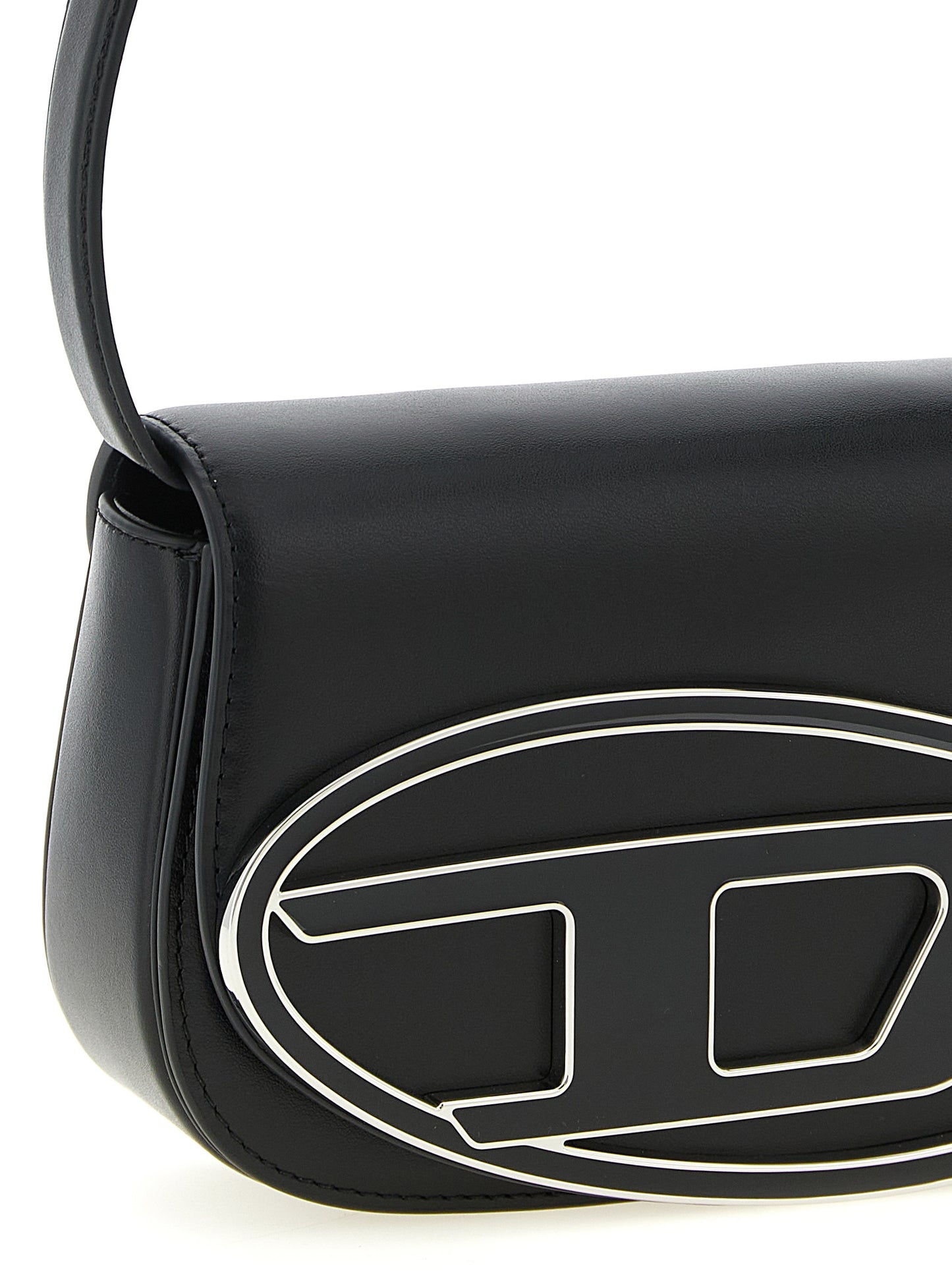 Diesel Sac à bandoulière en cuir de vachette noir modèle 1DR