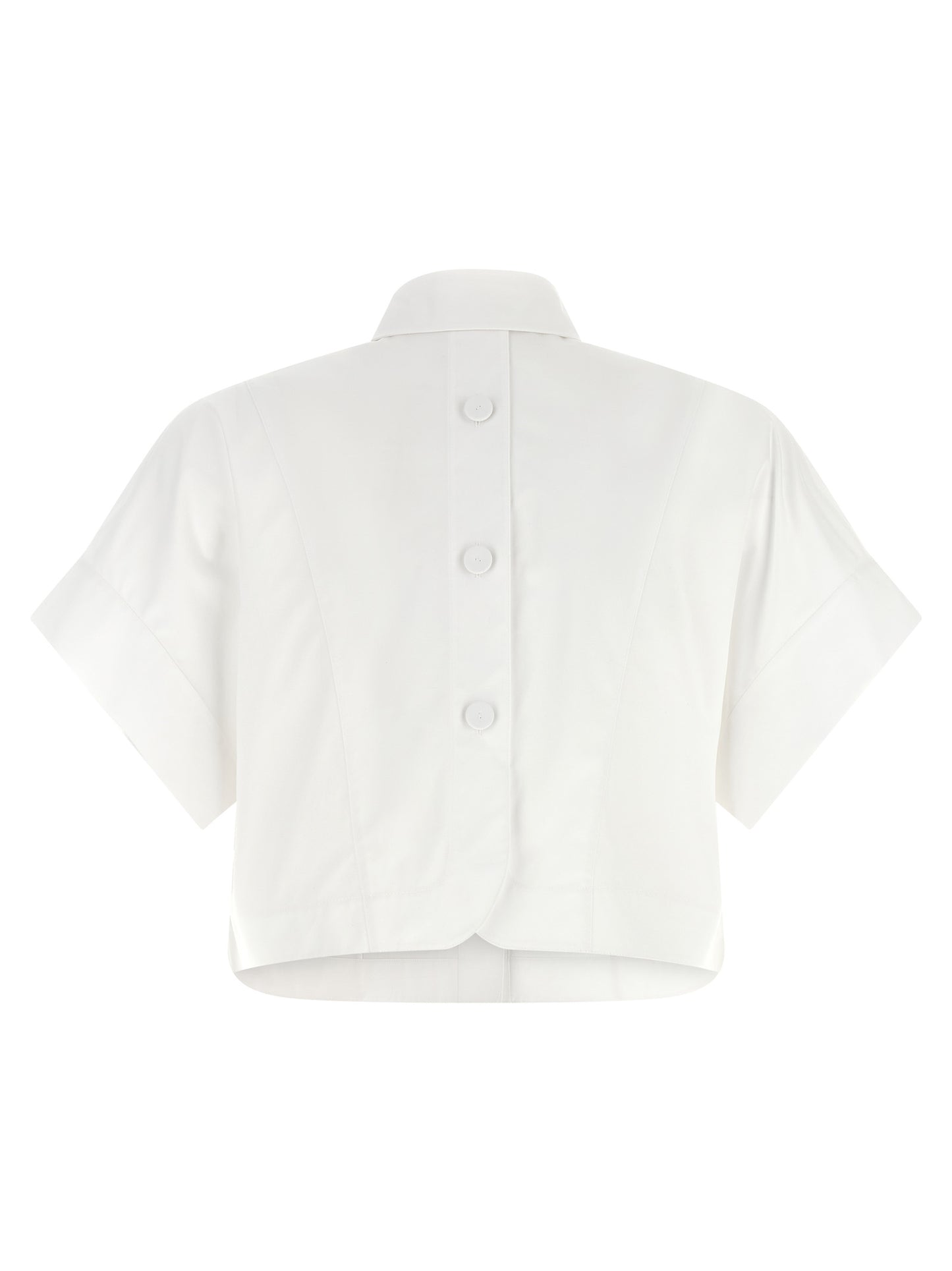Blusa Fendi de algodón blanco