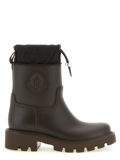 Moncler Bottines En PVC Marron Modèle Kickstream
