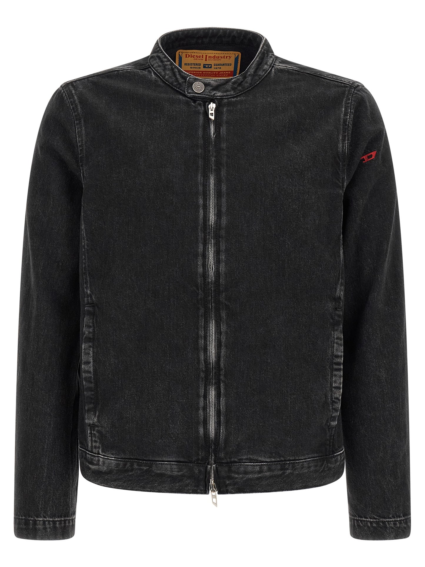 Chaqueta vaquera Diesel de algodón negro