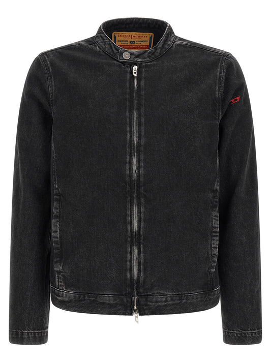 Chaqueta vaquera Diesel de algodón negro