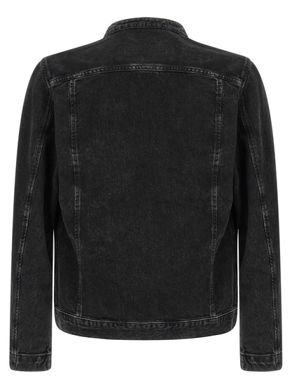Chaqueta vaquera Diesel de algodón negro