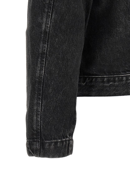 Chaqueta vaquera Diesel de algodón negro