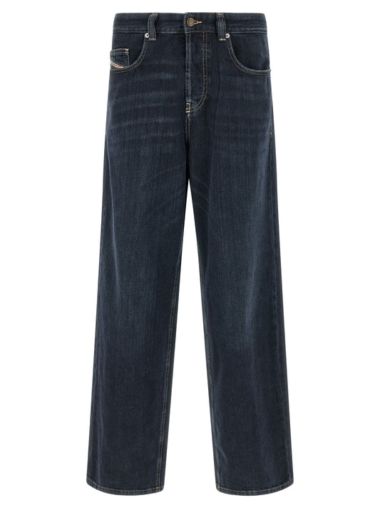 Jean Diesel en Coton Coupe Décontractée Bleu