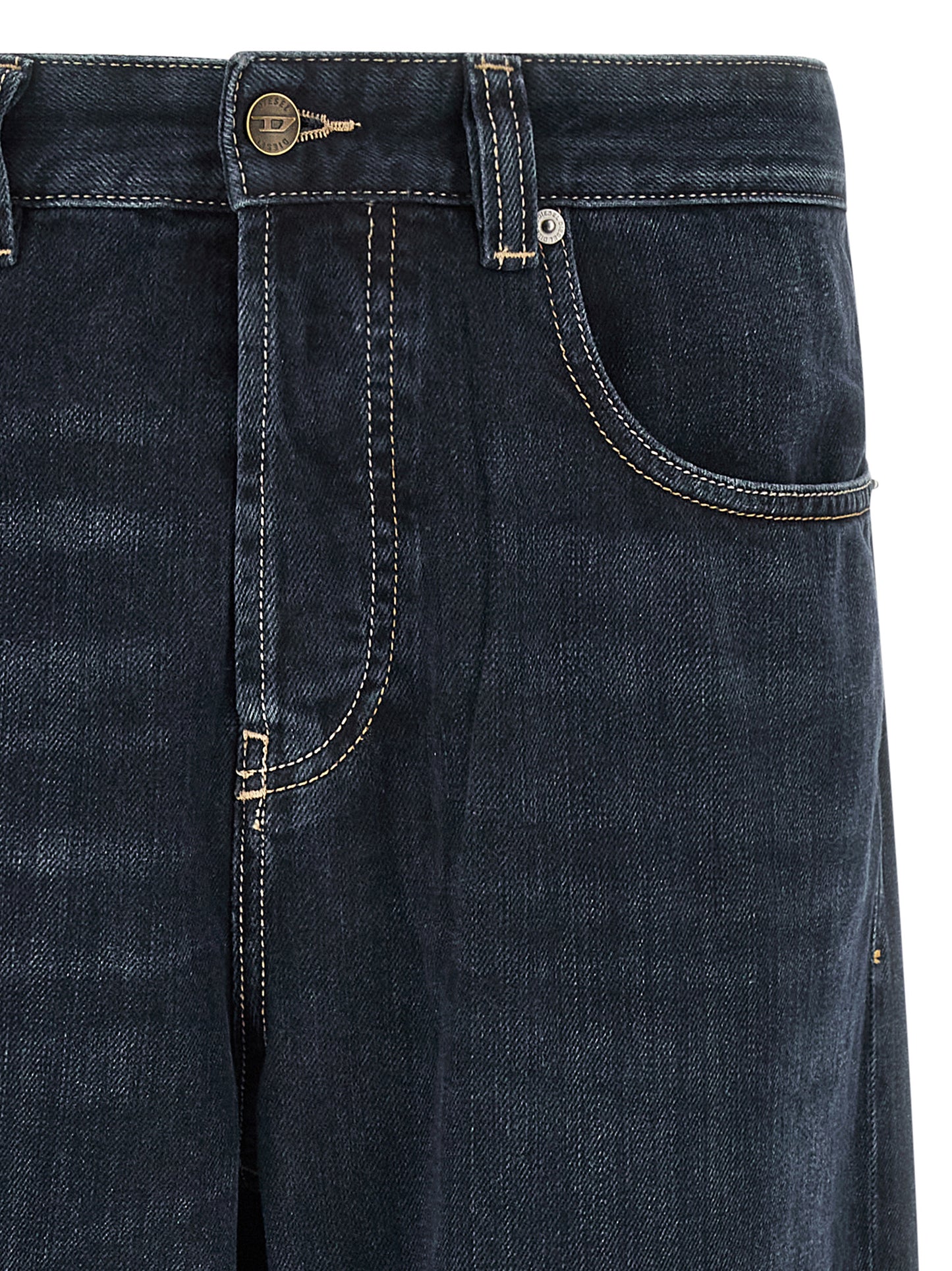 Jean Diesel en Coton Coupe Décontractée Bleu