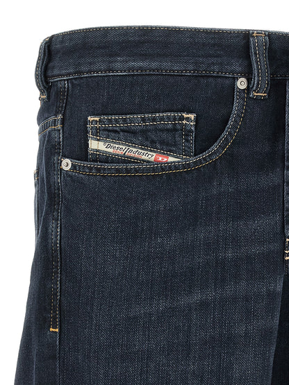 Jean Diesel en Coton Coupe Décontractée Bleu