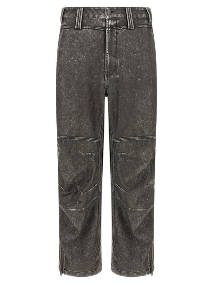 Pantalon décontracté en polyéthylène, gris diesel