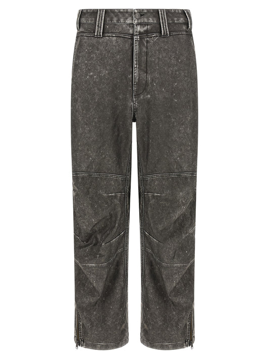 Pantalon décontracté en polyéthylène, gris diesel