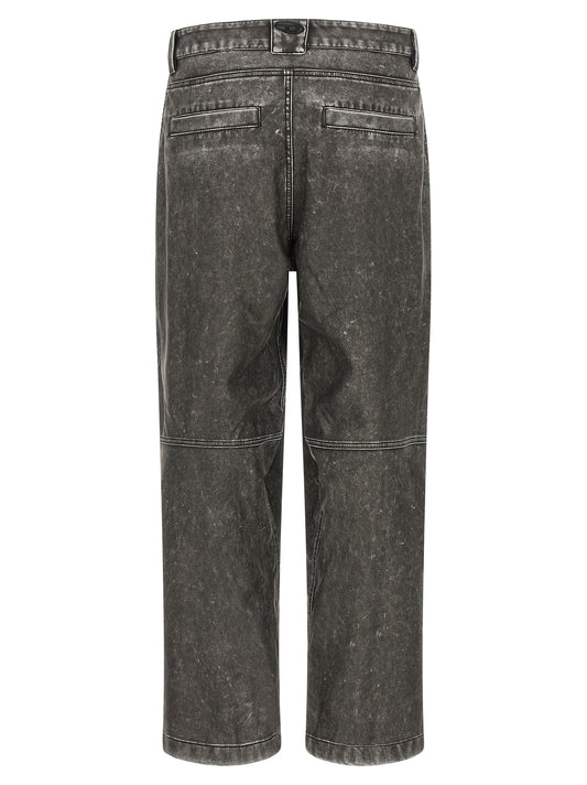 Pantalon décontracté en polyéthylène, gris diesel
