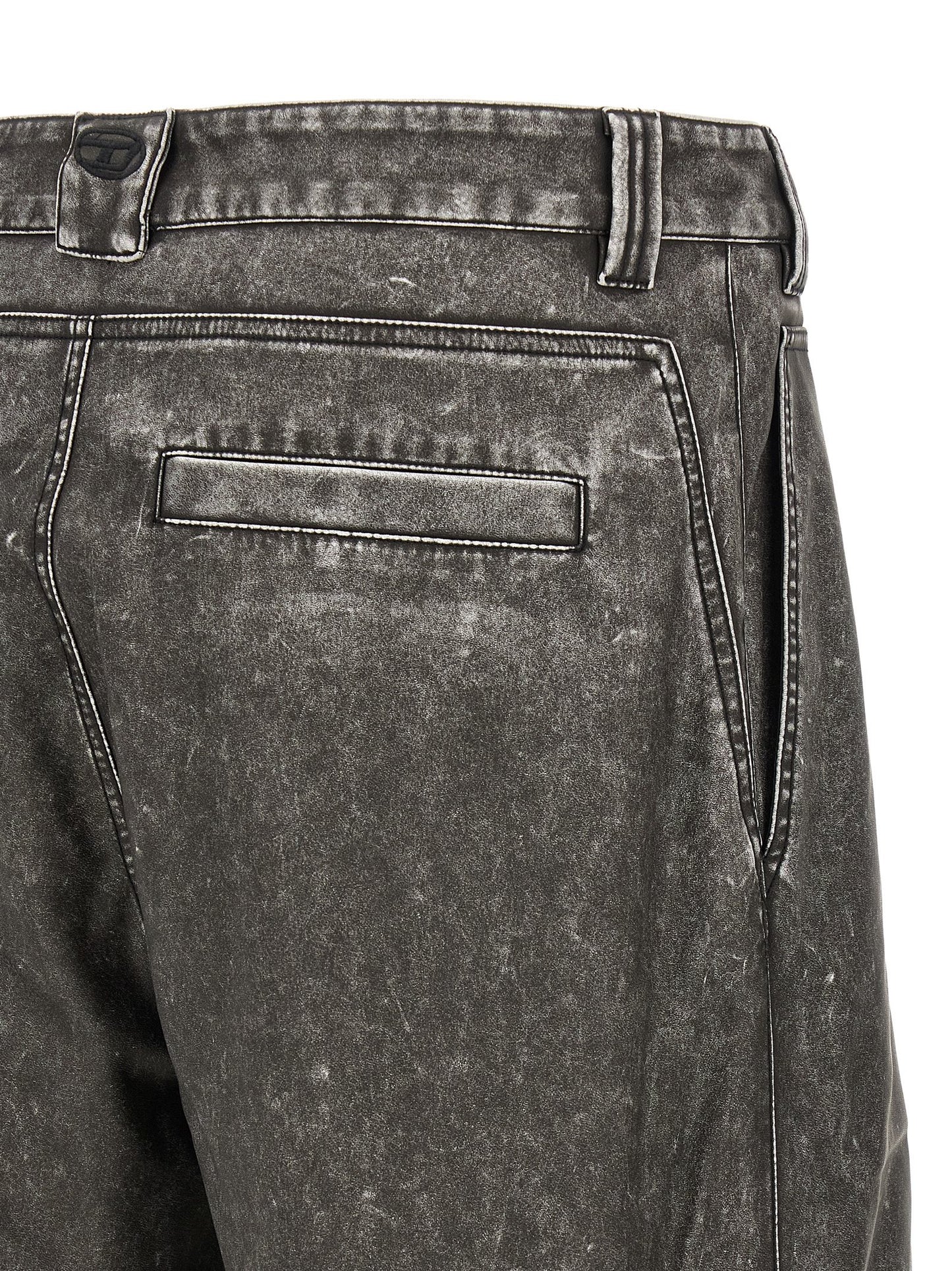 Pantalon décontracté en polyéthylène, gris diesel