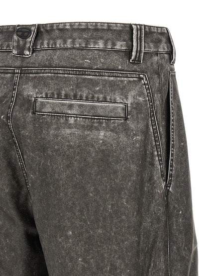 Pantalon décontracté en polyéthylène, gris diesel