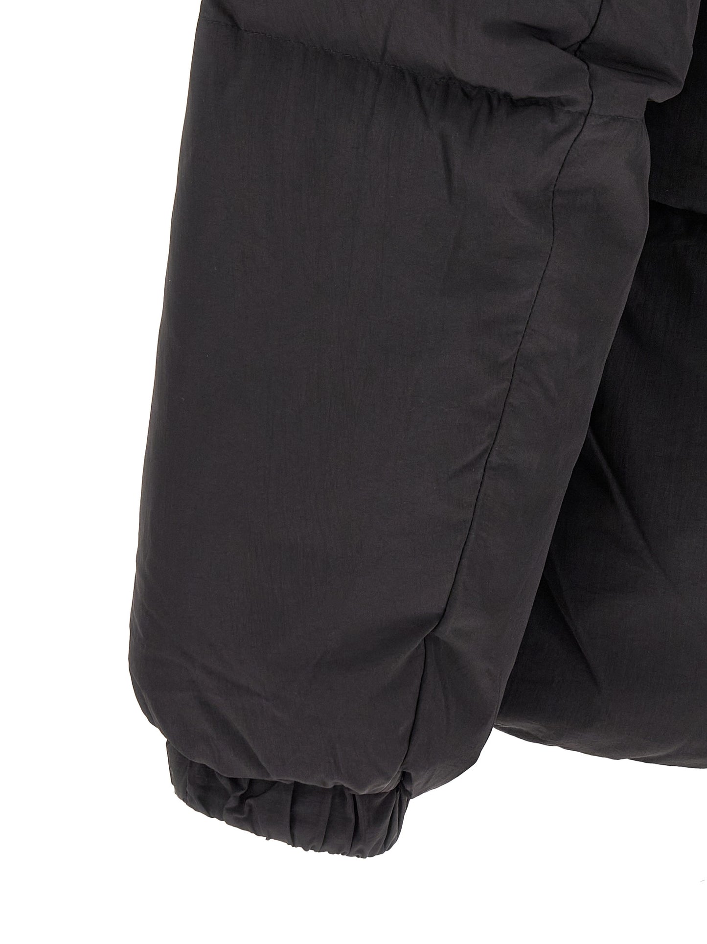 Chaqueta larga de poliamida negra Diesel