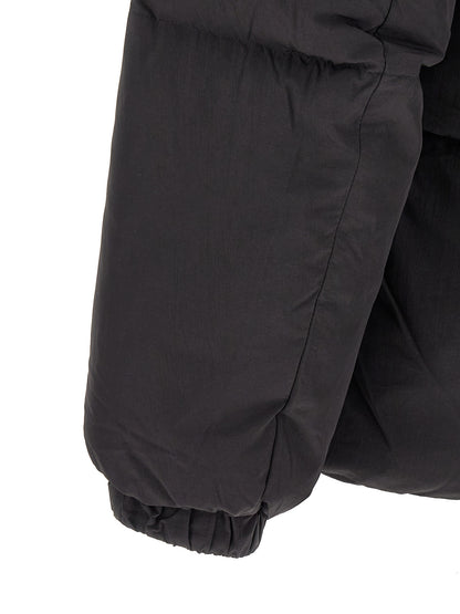 Chaqueta larga de poliamida negra Diesel