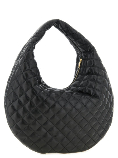 Bolso de hombro Saint Laurent de piel de cordero negra
