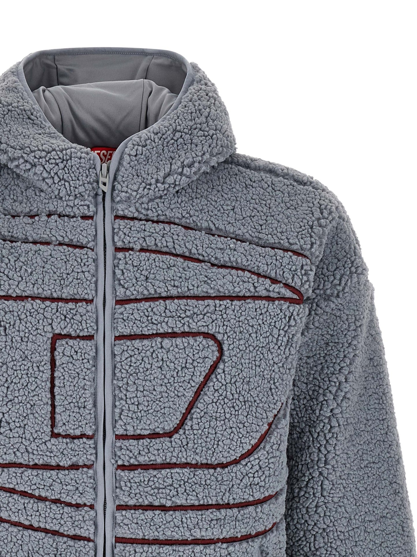 Sudadera de poliéster gris Diesel