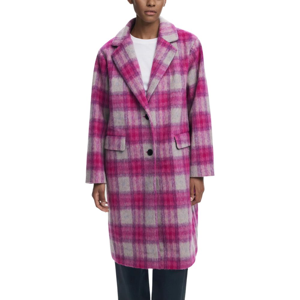 Women's Desigual Multicolor Polyester Coat For Daily Use