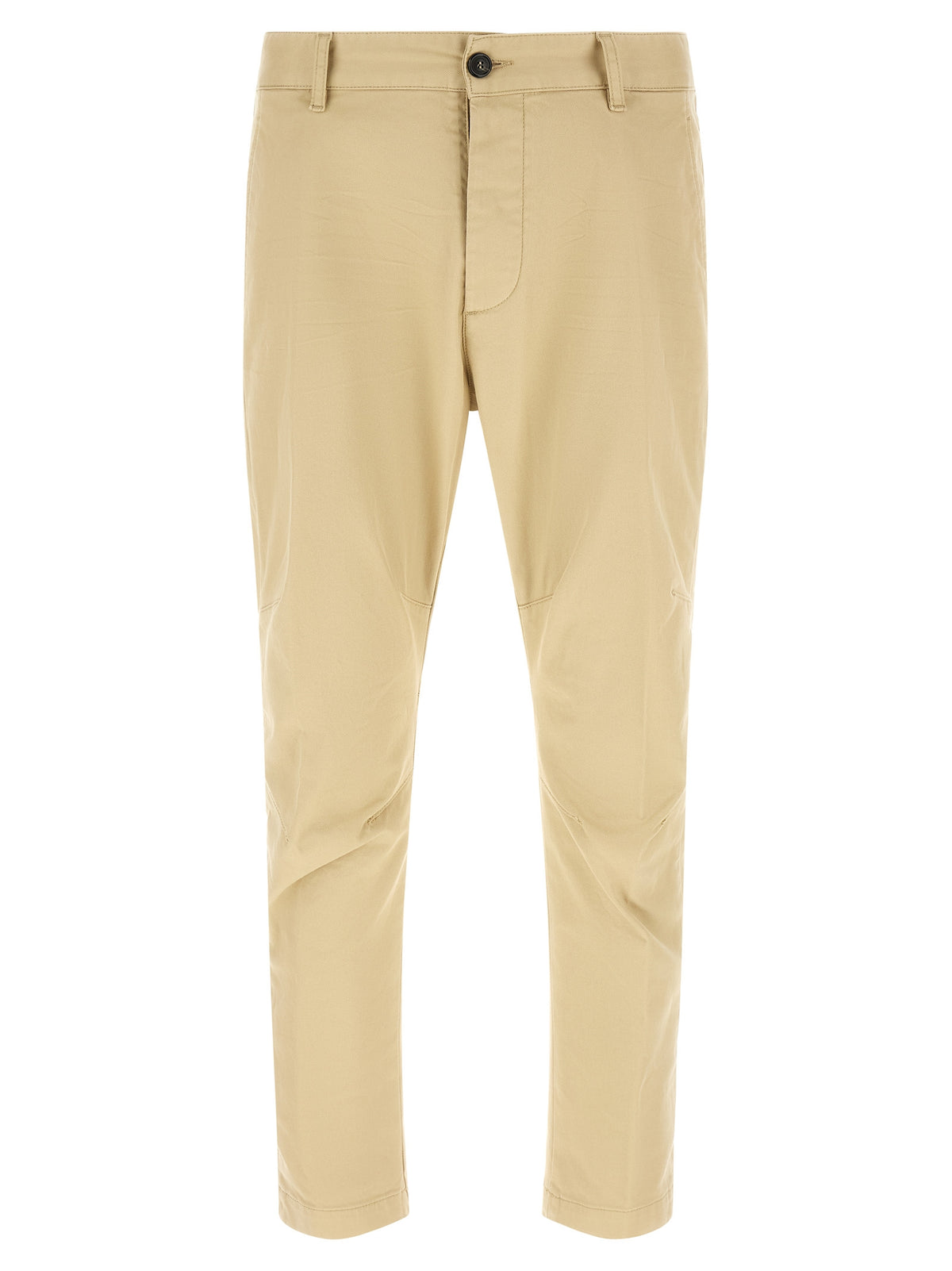 Pantalones Cargo De Algodón Dsquared² En Beige