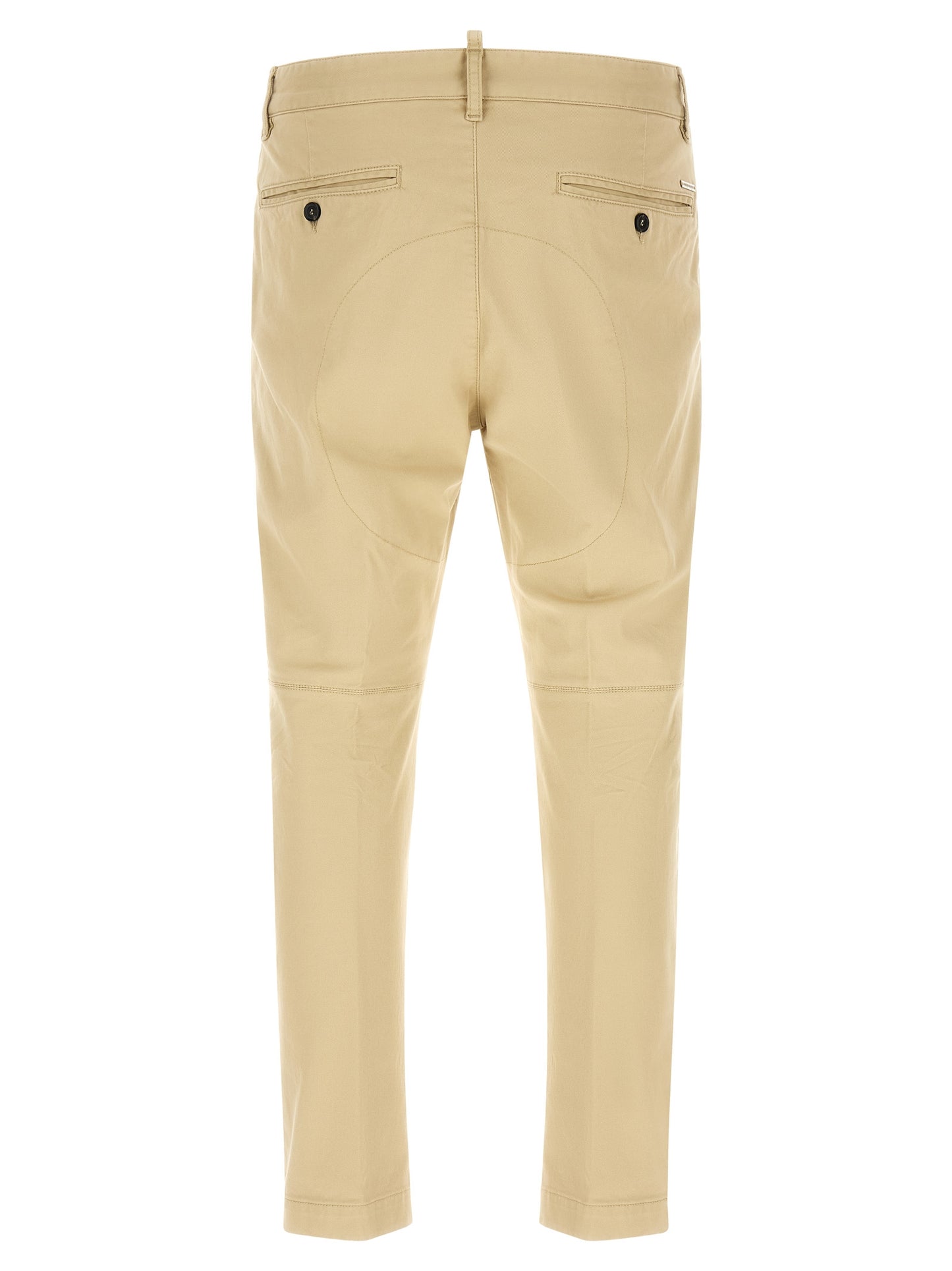 Pantalones Cargo De Algodón Dsquared² En Beige