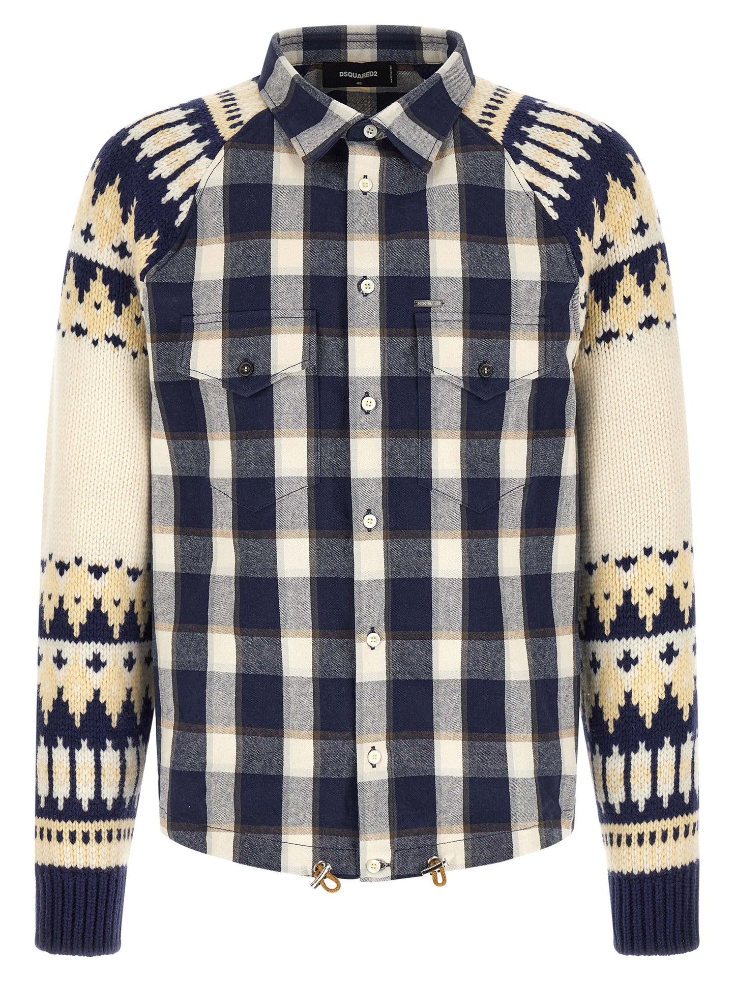 Dsquared² Blusa de Algodón Multicolor