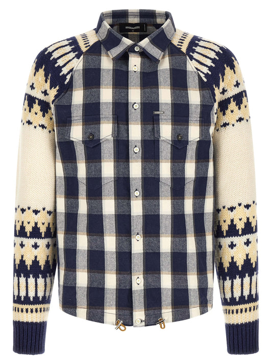 Dsquared² Blusa de Algodón Multicolor
