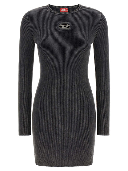 Minivestido Diesel de algodón negro