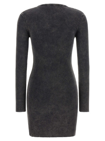 Minivestido Diesel de algodón negro