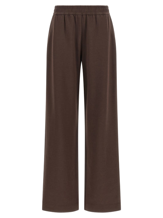 Pantalones de chándal Moncler de algodón marrón