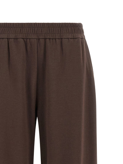 Pantalones de chándal Moncler de algodón marrón