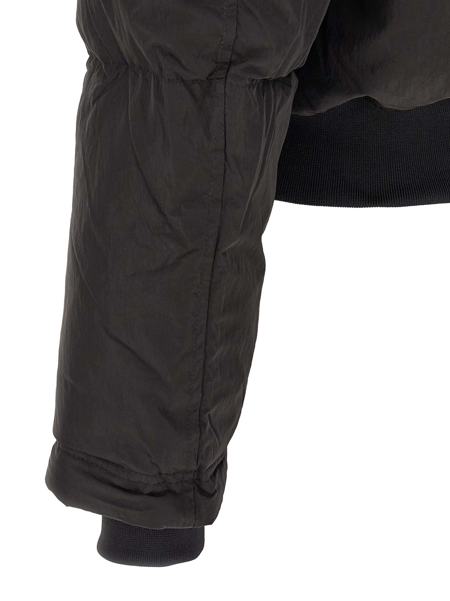 Diesel Long Black Classic Polyamide Jacket