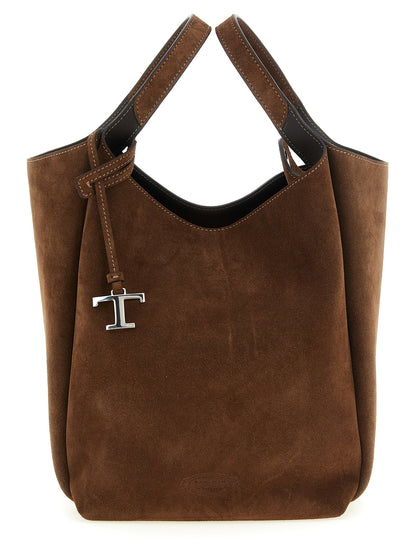 Bolso de mano Tod's de piel de becerro marrón