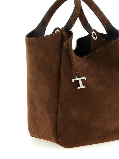 Bolso de mano Tod's de piel de becerro marrón