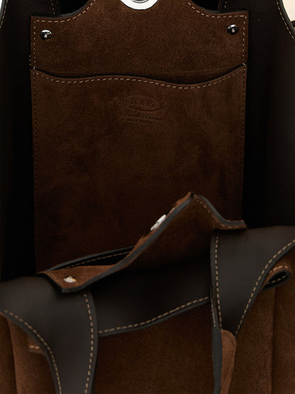 Bolso de mano Tod's de piel de becerro marrón