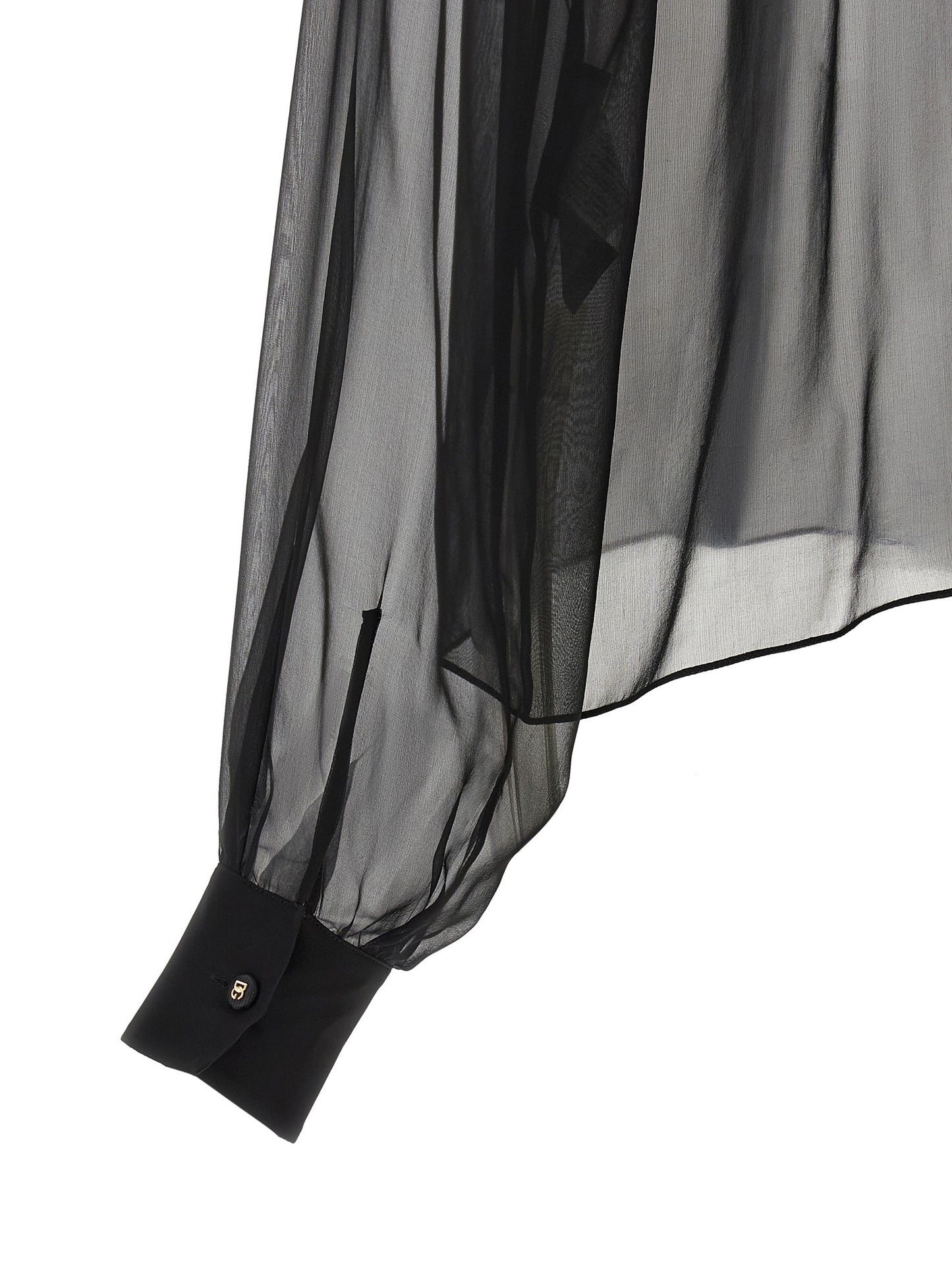 Blusa de seda negra de Dolce & Gabbana